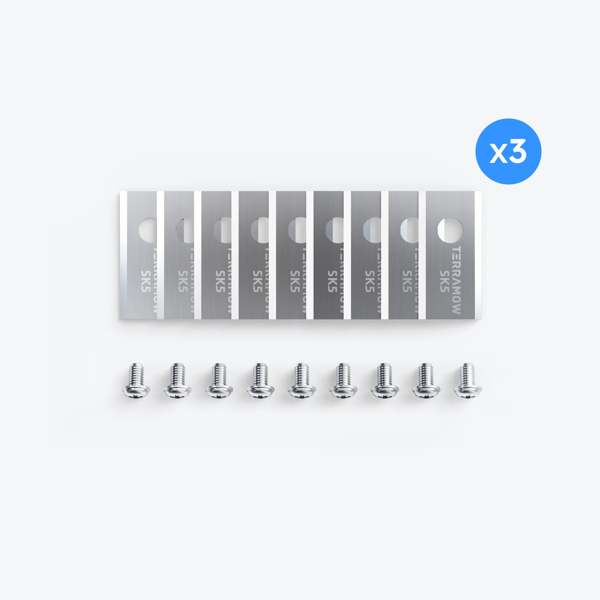 3 Sätze Klingen für TerraMow S Serie